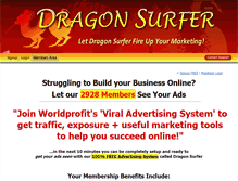 Tablet Screenshot of dragonsurfer.com